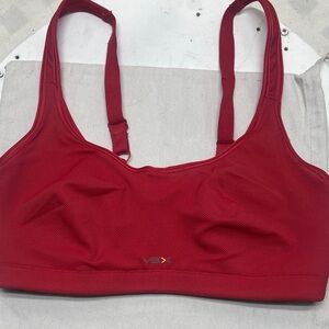 VSX Red Adjustable-Strap Sports Bralette